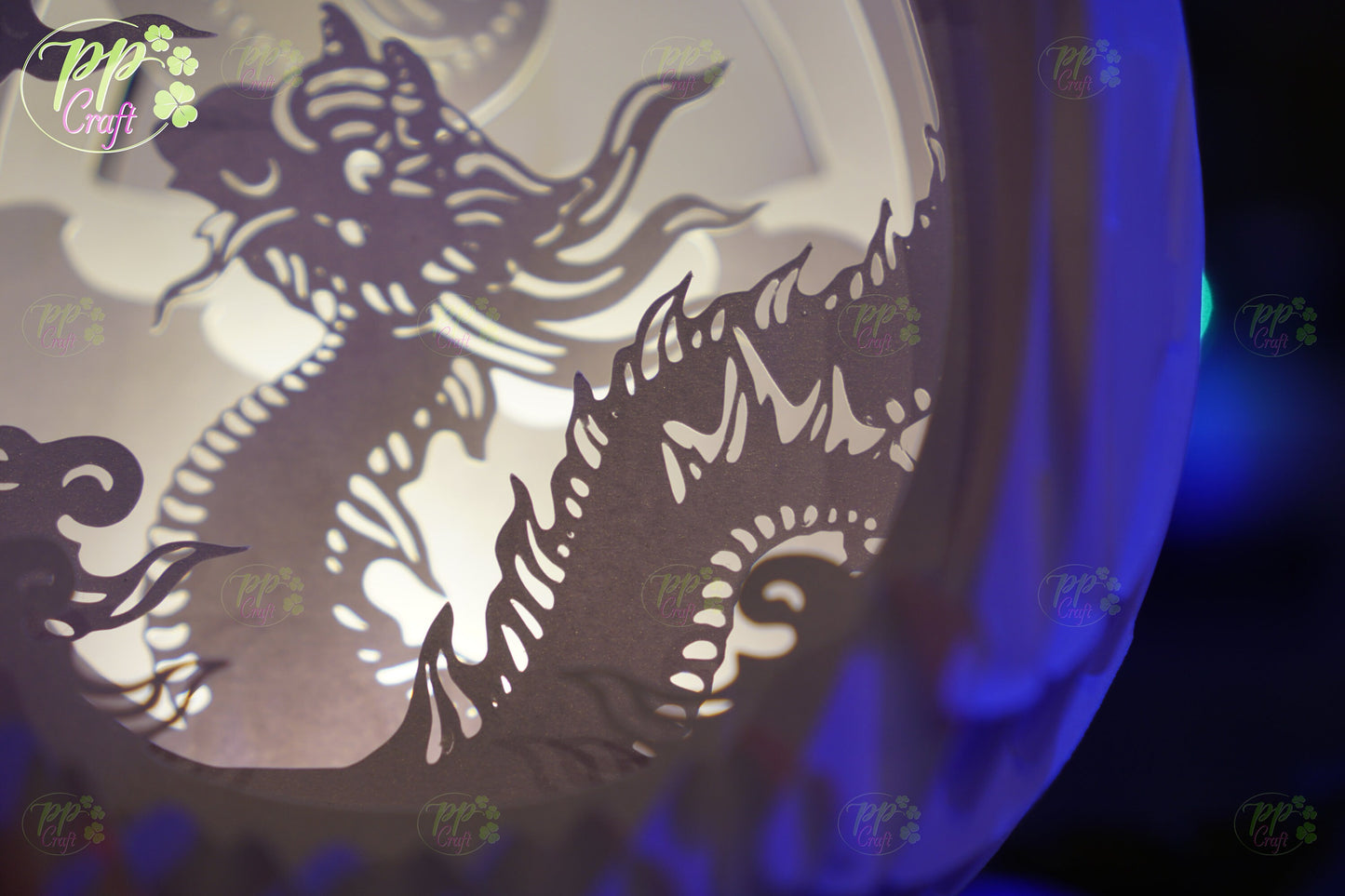 Dragon Arts Eggs Pop Up Light Box SVG Template, Egg SVG for Cricut Machine, arts gift Template - Egg Lightbox, DIY Paper Lanterns