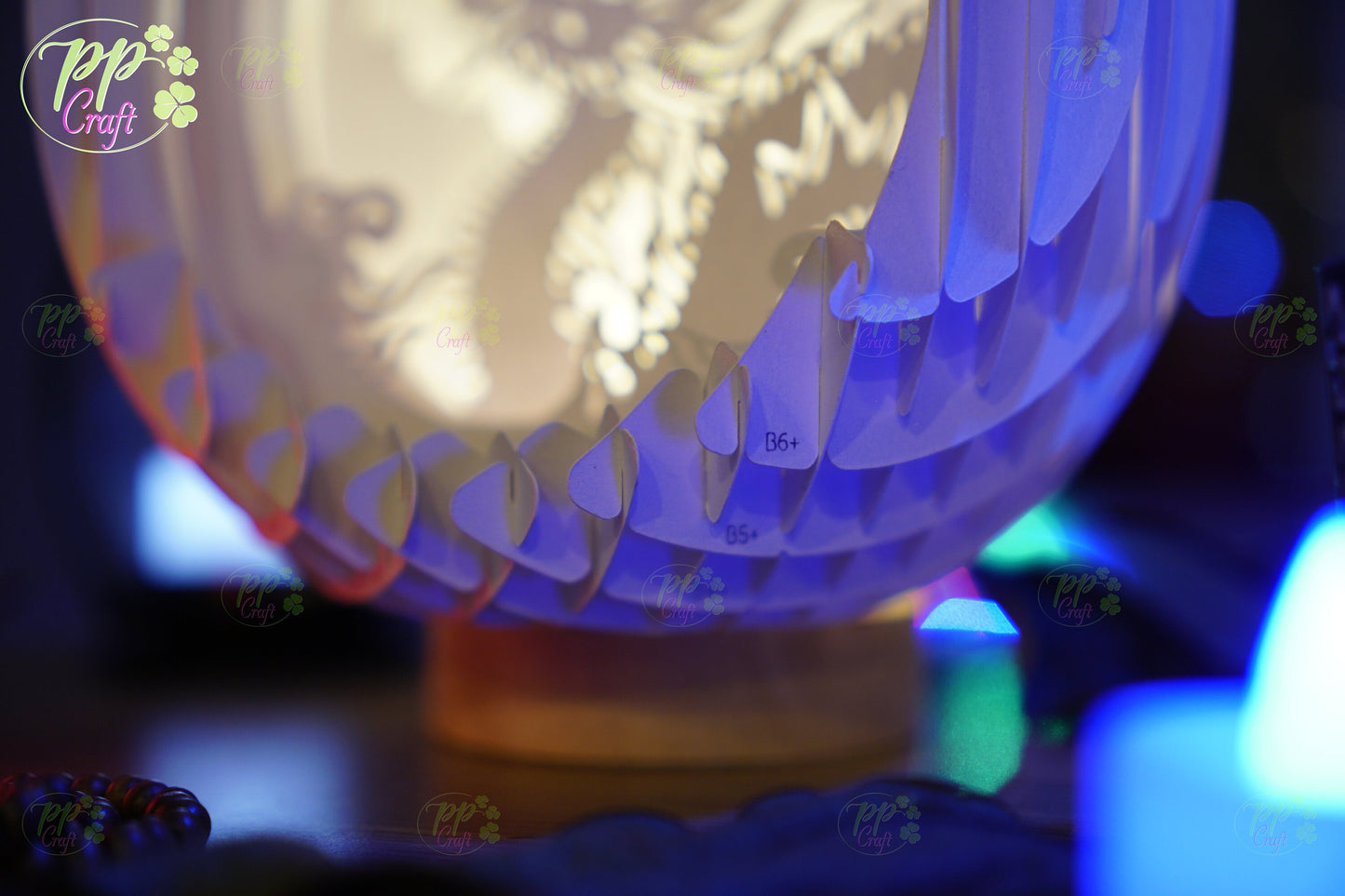 Dragon Arts Eggs Pop Up Light Box SVG Template, Egg SVG for Cricut Machine, arts gift Template - Egg Lightbox, DIY Paper Lanterns